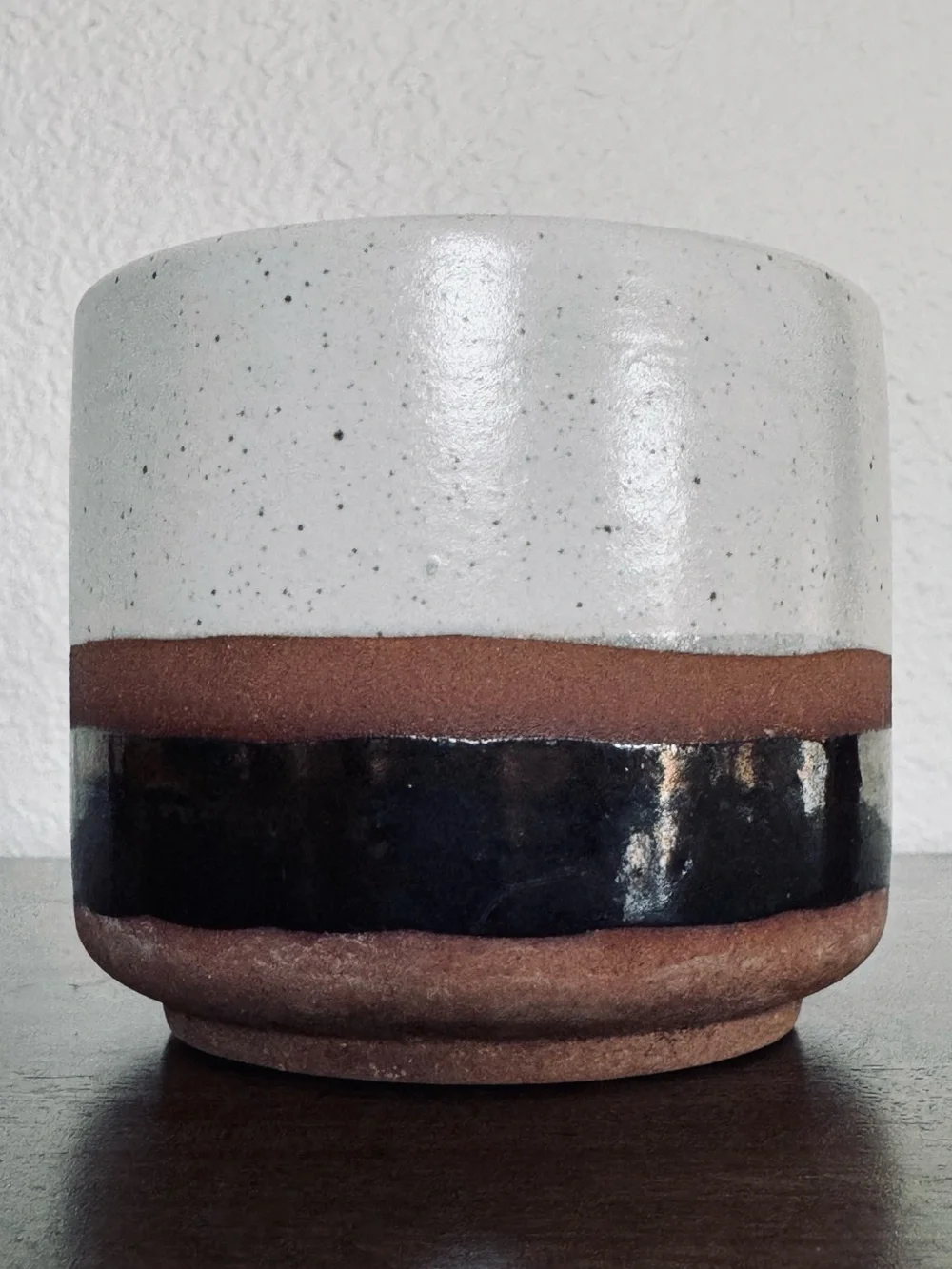 Speckled Ceramic Planter Plant Pot